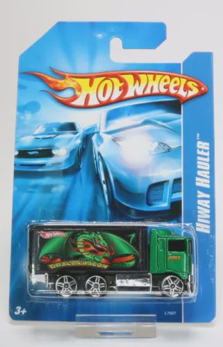 Hot Wheels Club Dragon Wagon Hiway Hauler, Chrome Base