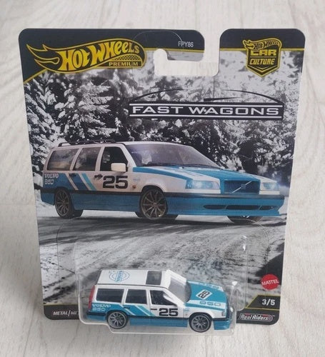 Hot Wheels Premium Car Culture Fast Wagons Volvo 850 Estate