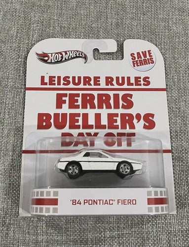 Hot Wheels Leisure Rules Ferris Bueller’s Day Off 84 Pontiac Fiero