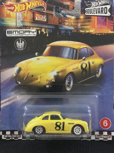 Hot Wheels Premium Boulevard Yellow ‘2019 Porsche 356 Outlaw