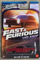 Hot Wheels Silver Series 2025 Fast & Furious Villains 3/5 1966 Ford 427 Fairlane