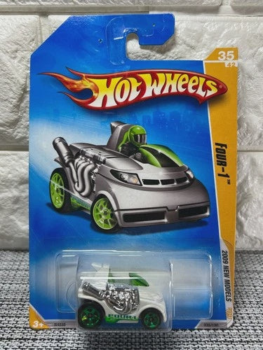 Hot Wheels 2009 New Models '09 35/42 Four-1 035/190 White/Green