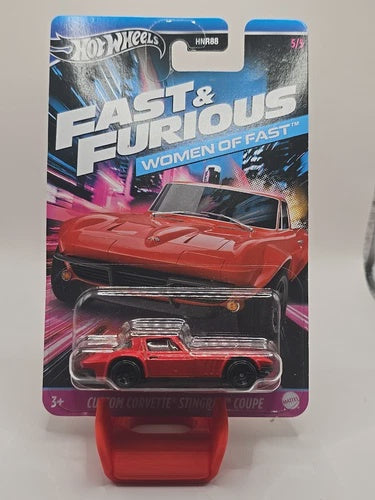 Hot Wheels Custom Corvette Stingray Fast & Furious Women of Fast Coupe