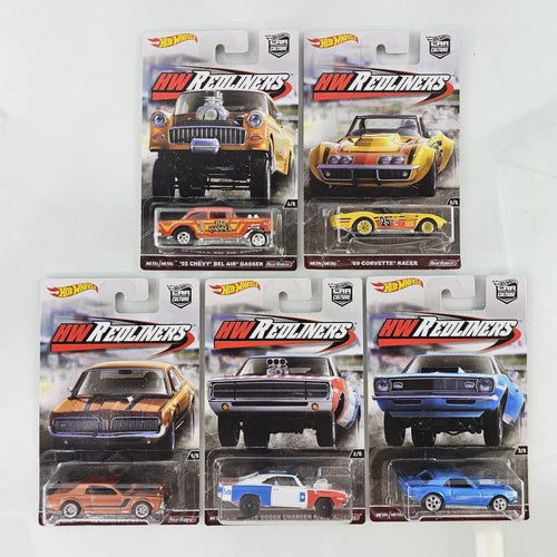 Hot Wheels 2016 HW Redliners Full Set 0-5