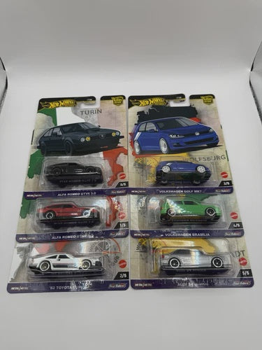 Hot Wheels Premium Car Culture World Tour Complete Set w/ Chase 0/5