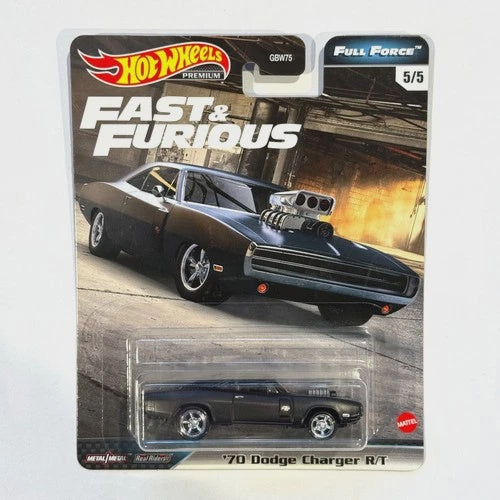 Hot Wheels Premium Fast & Furious Full Force '70 Dodge Charger R/T 5/5