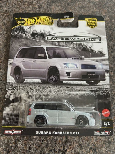 Hot Wheels Premium Car Culture Fast Wagons Subaru Forester STI