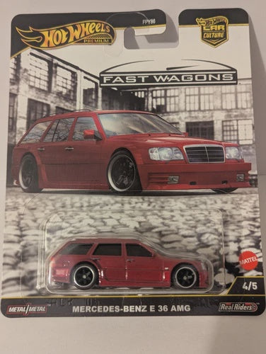 Hot Wheels Car Culture Fast Wagons Mercedes Benz E 36 AMG