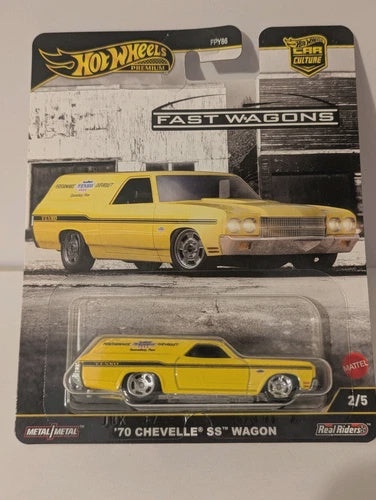 Hot Wheels Premium Car Culture Fast Wagons 70 Chevelle SS Wagon