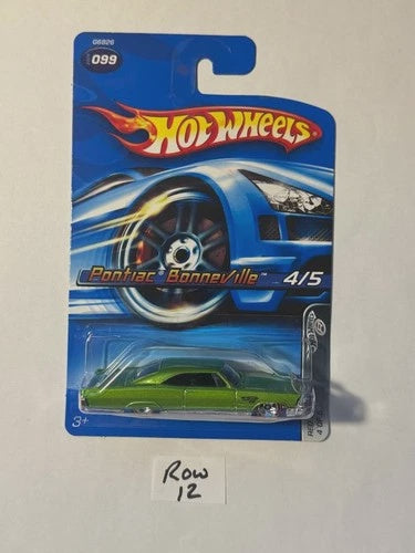 2006 Hot Wheels Red Lines - 4/5 - Green Pontiac Bonneville -