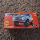Matchbox - 2024 Series Car - BOXED - Light Blue 1970 FORD BRONCO