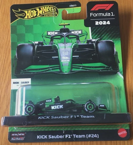 Hot Wheels Premium 2024 Formula 1 KICK Sauber Team F1