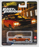 HOT WHEELS PREMIUM FAST & FURIOUS 1970 CUSTOM PLYMOUTH ROADRUNNER Copper Orange