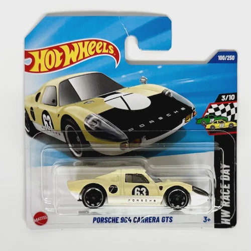 Hot Wheels Porsche 904 Carrera GTS YELLOW (short card)