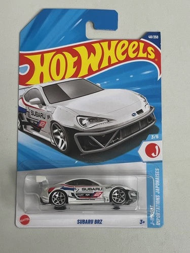 Hot Wheels Subaru BRZ HW J IMPORTS 3/5 48/250 White 2025