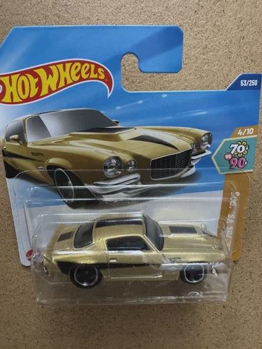 hot wheels 70 chevy camaro rs hyx03 (short card)