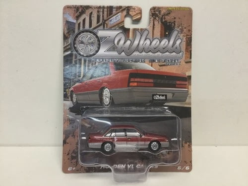 OZ WHEELS FULLY SICK DETAIL SERIES 1 - HOLDEN VL CALAIS - 6/6 SILVER & MAROON