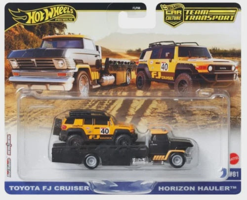 Hot Wheels Team Transport Toyota FJ Cruiser & Horizon Hauler