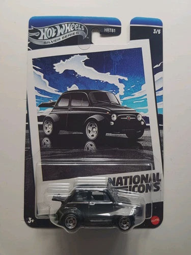 Hot Wheels silver series 60s Fiat 500D Modificado