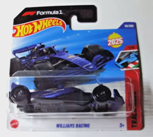 Hot Wheels Formula 1 Williams Racing 2025 Track Aces 1/5 F1 Blue(short card)