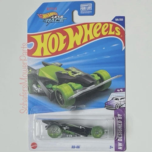 2025 Hot Wheels HW Designed By 4/5 Jones & Proch Green And Black RD-06