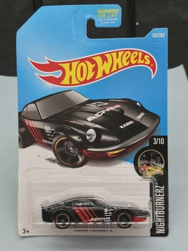 2015 Hot Wheels Nightburners Nissan Fairlady Z Black 3/10