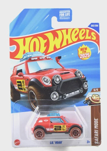 Hot Wheels Safari Mode Mini Cooper Lil' Roar 2025