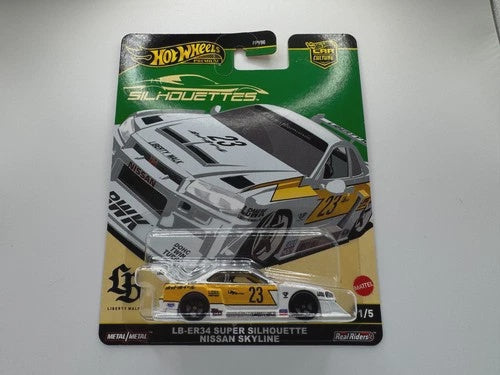 Hot Wheels Car Culture Silhouettes LB-ER34 Super Silhouette Nissan Skyline 1/5