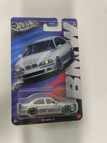2025 Hot Wheels Silver Series BMW M Series Silver 2001 BMW M5 5/5