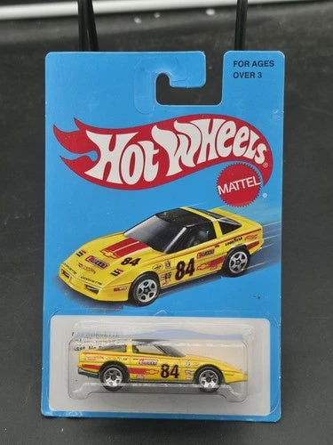 2015 Hot Wheels 80’s Corvette Yellow DNF29