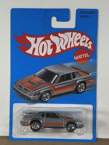 Hot Wheels ' 84 Light Blue with Orange Rally Stripes Hurst Olds