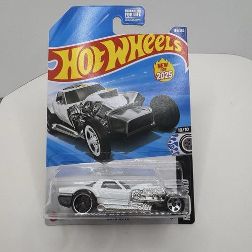 Hot Wheels 2025 Rod Squad 10/10 Hoto Roto White 158/250