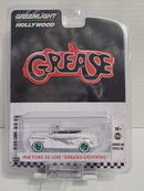 GREENLIGHT GREASE GREASED LIGHTNING 1948 FORD DE LUXE WHITE GREEN WHEELS CHASE