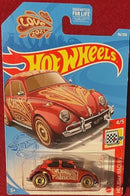 2021 Hot Wheels VW Beetle Valentines Love Bug Holiday Racers 4/5