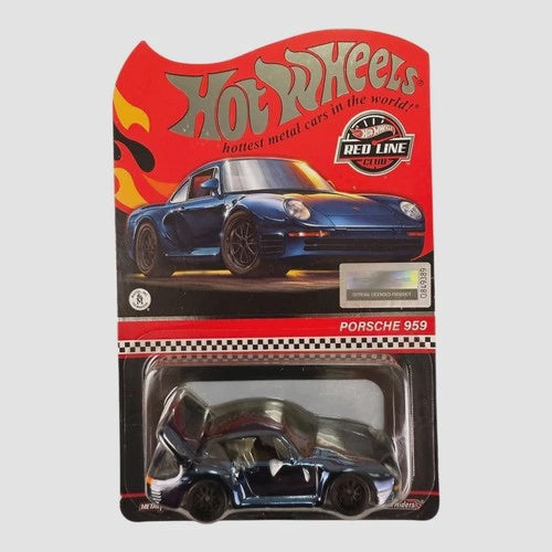 Hot Wheels RLC Exclusive Porsche 959 Steel Blue Red Line Club 2024