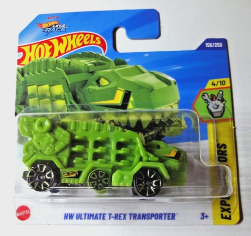 Hot Wheels HW Ultimate T-Rex Transporter Experimotors (SHORT CARD)
