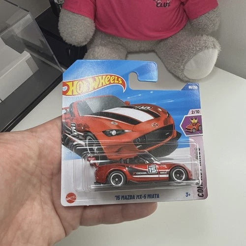 hot wheels 15 mazda mx-5 miata 80/250 (SHORT CARD)