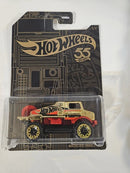 Hot Wheels 55th Anniversary CHASE Mercedes Benz Unimog U1300L Black And Gold 3/6