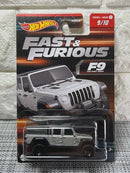 Hot Wheels Fast & Furious F9 The Fast Saga Series 1 9/10 '20 Jeep Gladiator