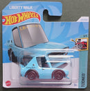 HOT WHEELS NISSAN SKYLINE 2000GT-R LBWK, BLUE, SHORT CARD.