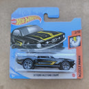 Hot Wheels 2021 HW MUSCLE MANIA 67 FORD MUSTANG COUPE BLACK 2/10 short card