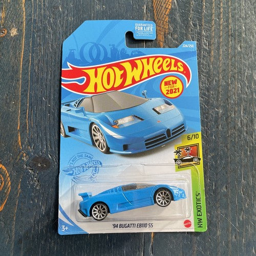 Sold NEW! Hot Wheels '94 Bugatti EB110 SS Blue