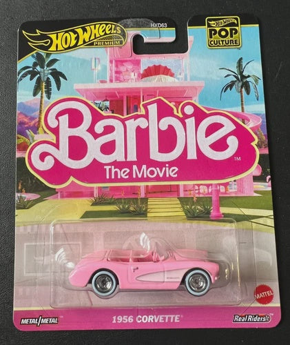 hot wheels premium 1956 corvette (barbie)