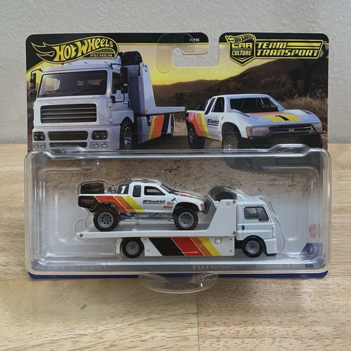 2024 Hot Wheels Team Transport Toyota Off-Road Tundra Truck & Fleet Street