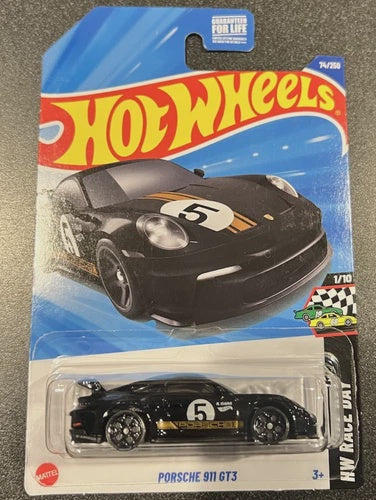 Hot Wheels 2025 Porsche 911 GT3 # 74/250 HW Race Day # 1/10 -