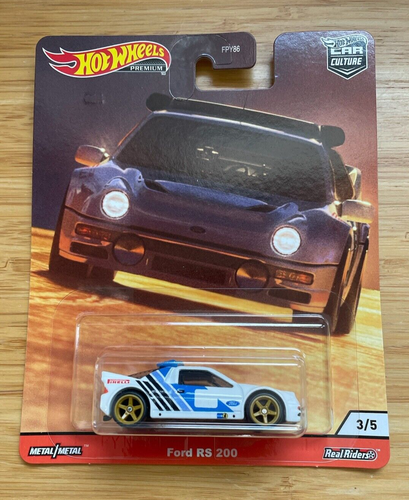 Hot Wheels Premium Car Culture Ford RS 200 Thrill Climbers