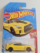 Hot Wheels 2021 Then And Now 2/10 '17 Nissan GT-R (R35) Yellow