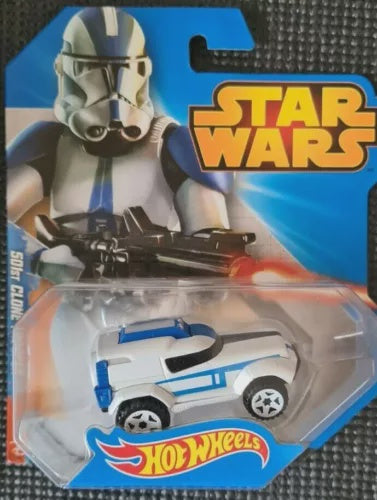 HOT WHEELS 2015 DISNEY STAR WARS CHARACTER CARS 501st CLONE TROOPER
