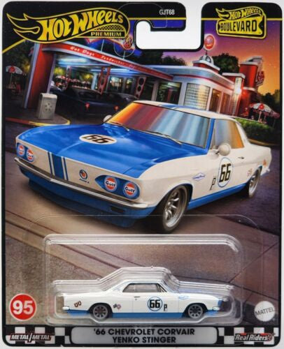 Hot Wheels 2024 Premium Boulevard Gulf '66 Chevrolet Corvair Yenko Stinger