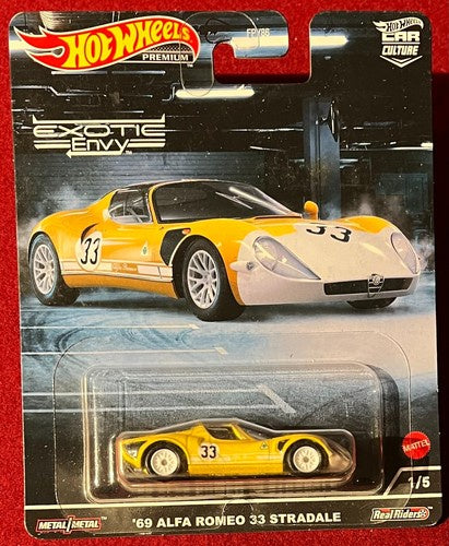 HOT WHEELS CAR CULTURE '69 ALFA ROMEO 33 STRADALE 1/5